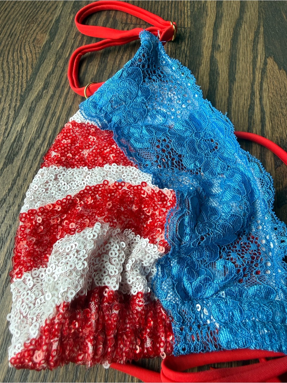 Beach Bunny American flag bikini - Picture 4 of 4